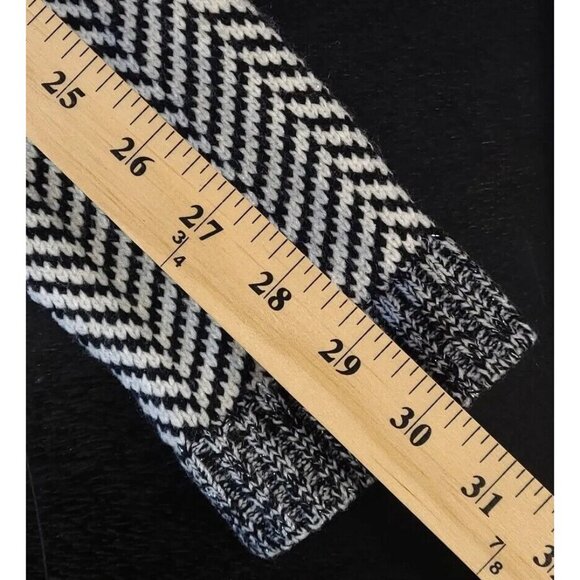 White House Black Market Sweater Coat Chevron Print Mid-Length Cardigan Women S - Picture 11 of 13